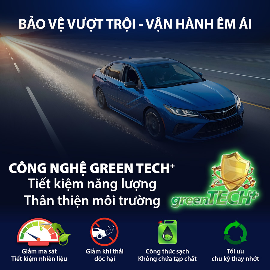 Nhớt Động Cơ Aisin 10W-30 SP PLUS ESSP1034PB greenTECH+ Semi Synthetic 4 Lít