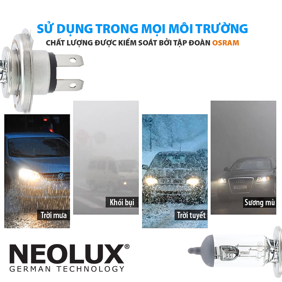 Bóng Cana Trung C5W SV8.5 24V 5W T11*38 N242 Hiệu NEOLUX
