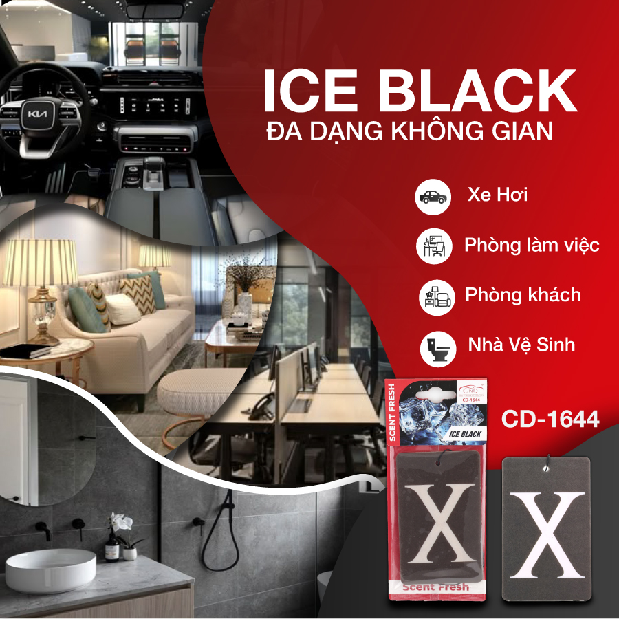 Lá thơm CIND 8g CD-1644 ICE BLACK