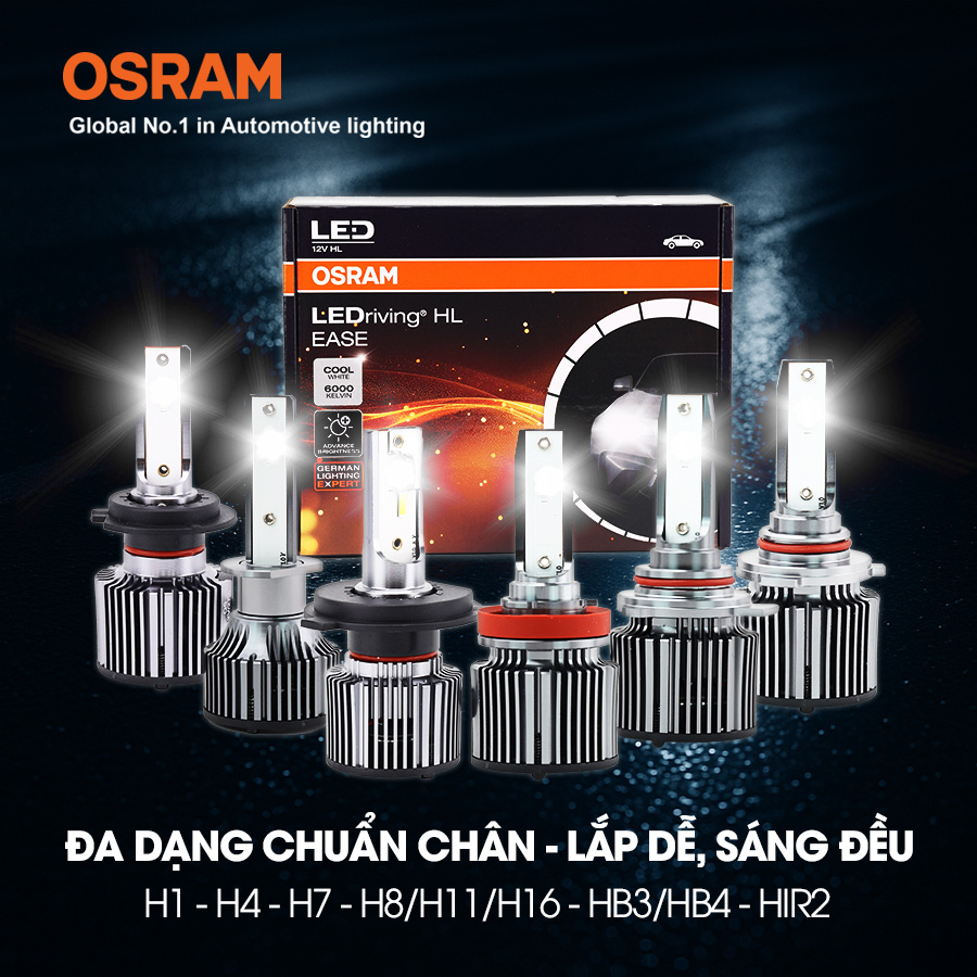 Bóng Led Grass HIR 2 F9012CW 12V 30W 6000K 2 bóng/hộp Hiệu Osram