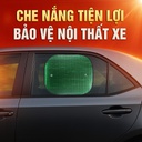 Che nắng xốp tròn nhỏ CIND (màu bạc/xanh) CD-C044 36*44CM 1SET/2PCS 