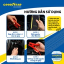 Bộ kích điện GOODYEAR GY-5295 12V 10000mAh - 500A - 37Wh - 2.5A mặt đồng hồ điện tử