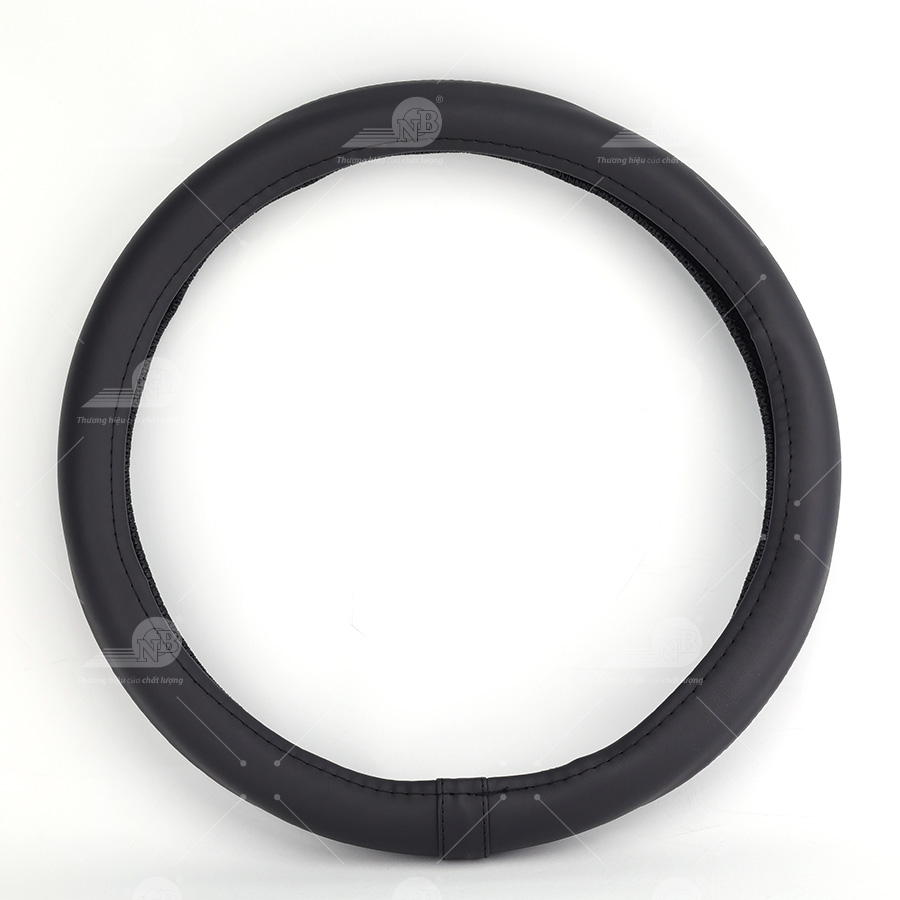 Bao vô lăng CIND PU+TPE E011 size M đen/đen