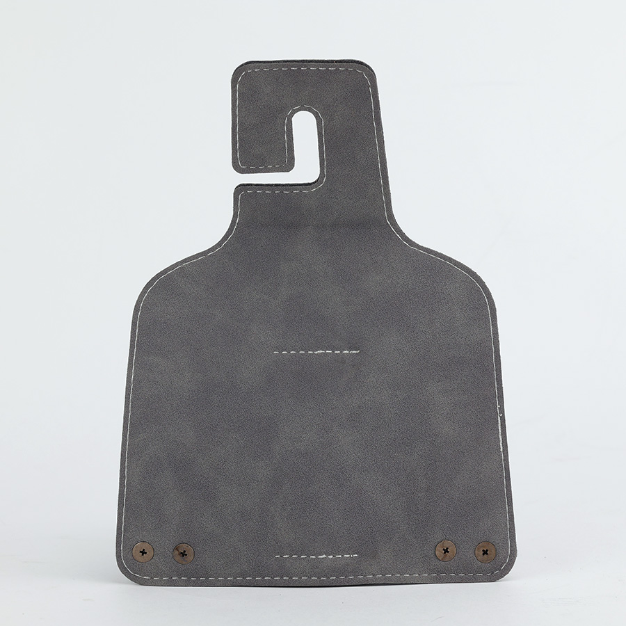 CIND BO-L021 (Xám) Móc treo đôi + đựng ly sau ghế (da)