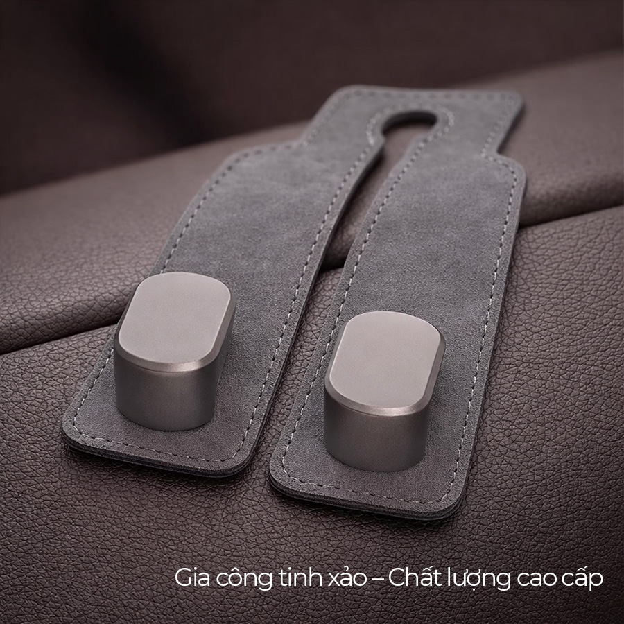 CIND BO-N021 (Xám) Móc treo đôi sau ghế (da)