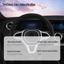 Bao vô lăng CIND PU+TPE E011 size M đen/đen