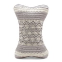 Gối đầu len kiểu 3 (xám)