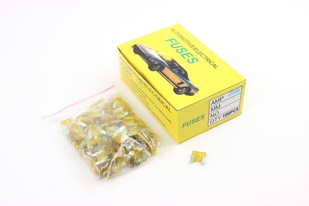 Cầu chì Super Mini chân ngắn VIAIR VI-SM1 20A 100PS/BOX