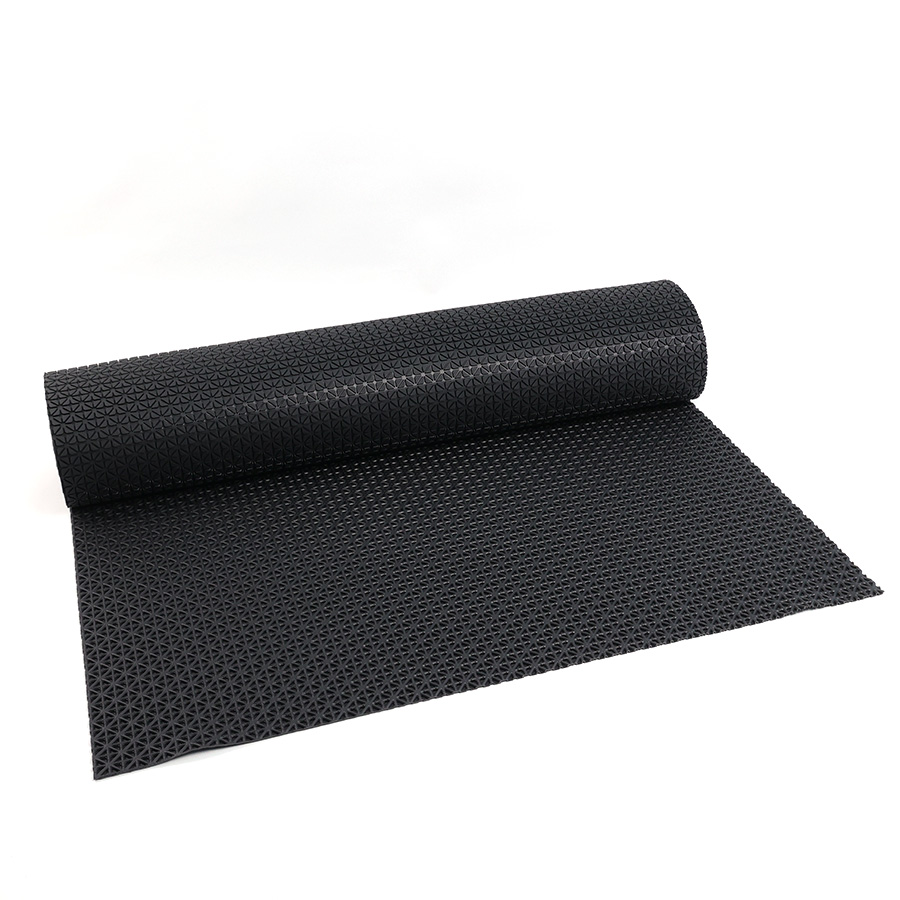 Lót sàn cuộn CIND 3D HB012 đen Size 9M*1.2M