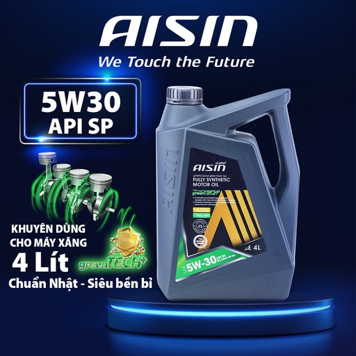 [9NAESFNP0534PN] Nhớt Động Cơ Aisin 5W-30 SN/CF Fully Synthetic 4 Lít ESFNP0534P