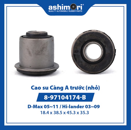 [9HCS8944088402] Cao su Càng A trước (nhỏ) 8-94408840-2/OEM No.8-97104174-B