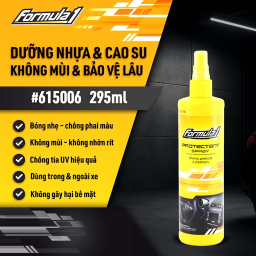 [TRF1615006] Chất bảo vệ táp lô khử mùi Formula 1 (Protectant ) (295ml) # 615006